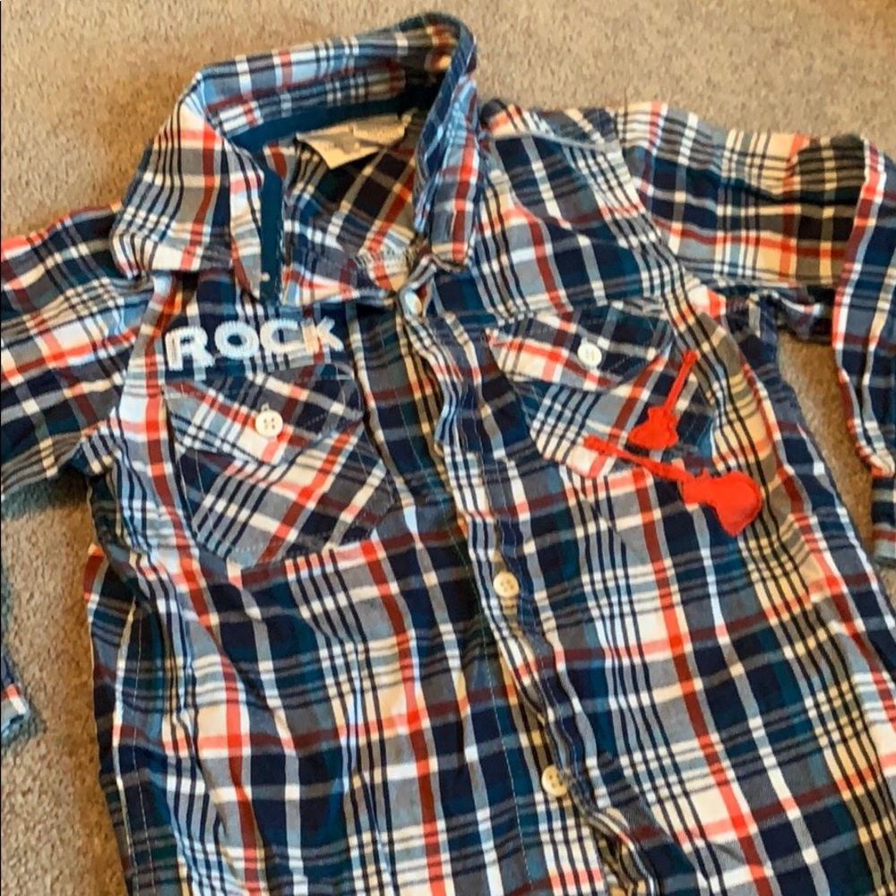 Boys 4t button down